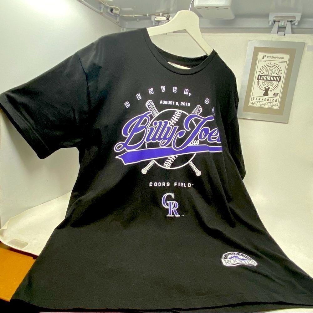 BILLY JOEL LIVE @ ROCKIES COORS FIELD OFFICIAL  Mens Size Large - Picture 2 of 12